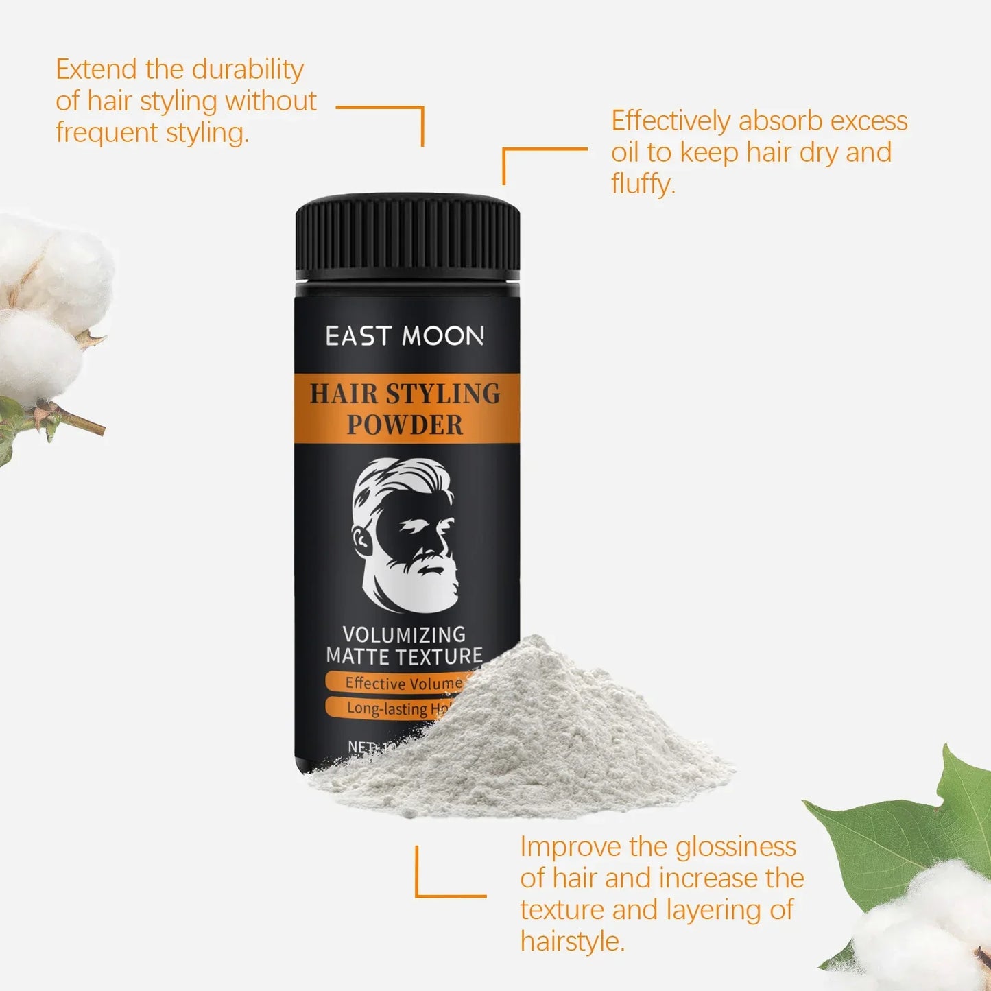 10g Hair Styling Powder Hair Plumpness Powder Natural Fluffy Long-Lasting Refreshing Oil Controlling Hair Styling Matte Powder